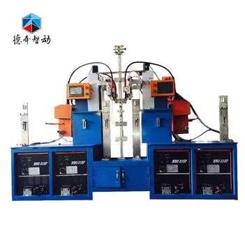 Saleable double-station automatic upright column welding machine for storage shelves