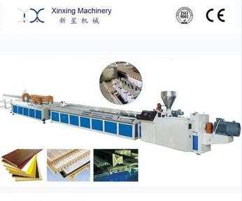 PVC wood- plastic Extruder profile frame door window making machine