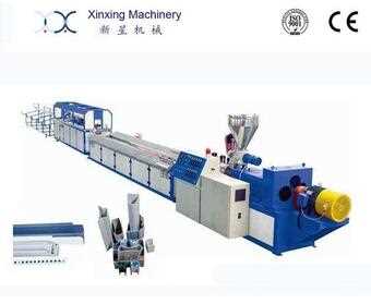XINXING PVC UPVC WPC plastic profile extrusion production line 