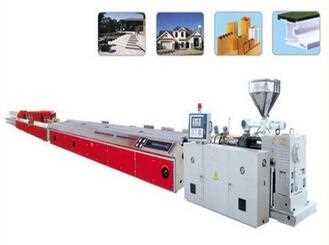 Plasticizing wood compounding profiles manufacturing machinery