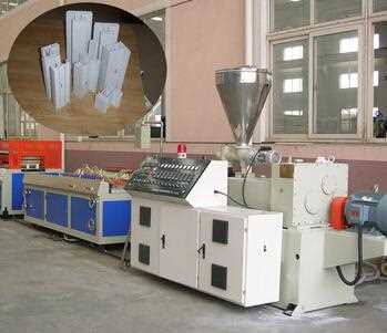 380V 50HZ 3Phase PVC Window And Door Profile Extrusion Machine