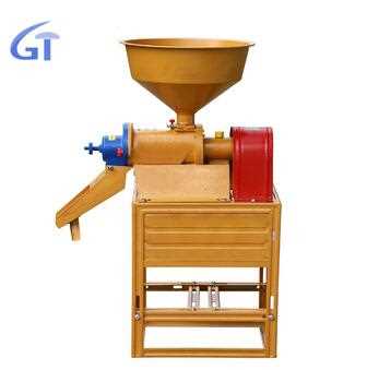 Small Single rice milling machine home use rice mill low price Automatic Complete