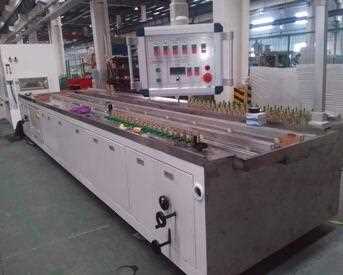 PVC profile extruder machine,profile doors production project