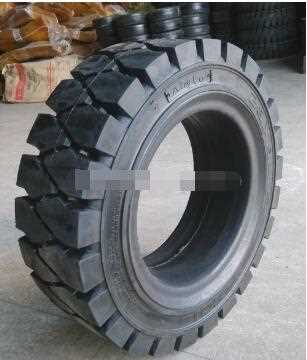 Forklift solid tyres with excellent wear characteristics 