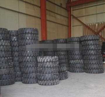 Forklift solid tyres with excellent wear characteristics 