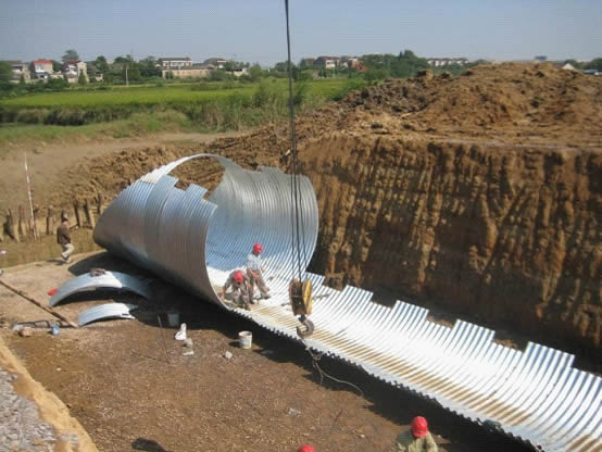 Assembled Corrugated Steel Pipe
