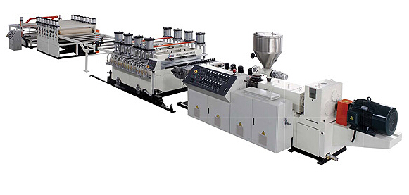 PVC Skinning (WPC) Foaming Board Extrusion Line