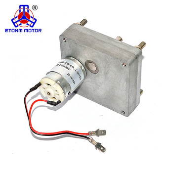 Spur gear reduction with flat gearbox high torque 80kg.cm 24v 12v for Parking Lock or Parking Barrier