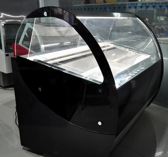 12 Flavors Gelato Display Freezer Cabinet