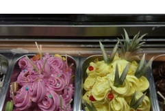 Front Opening Type Gelato Shop Ice Cream Cooler