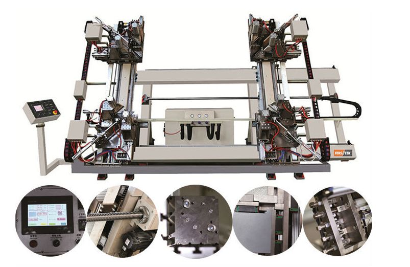 PVC cutting machine upvc doors and windows making machine