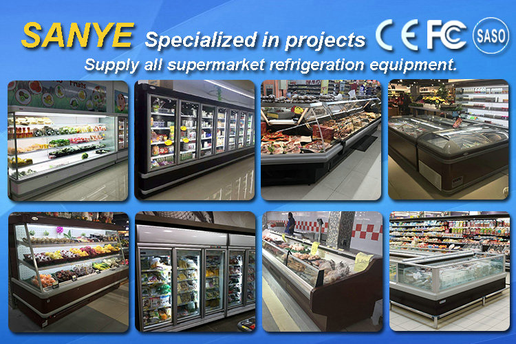 freezer meat chiller fresh fish showcase freezer