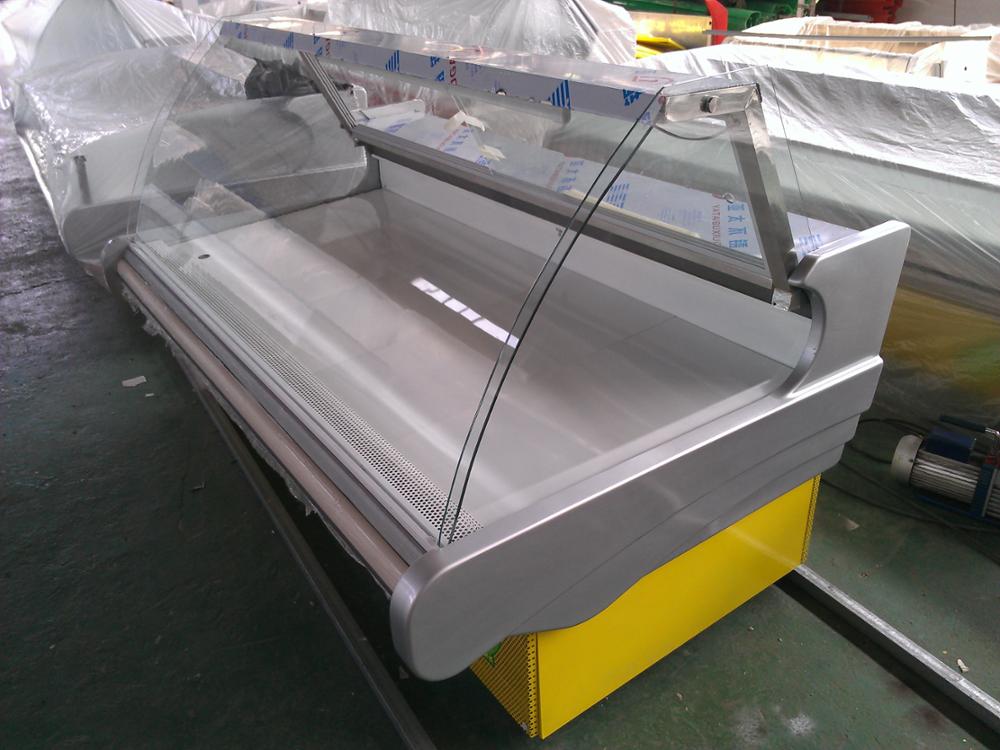 freezer meat chiller fresh fish showcase freezer