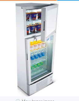 250L double temperature display cold drink cooler and freezer LT-250