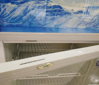 250L double temperature display cold drink cooler and freezer LT-250