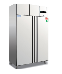 Large Capacity Upright Double door deep refrigerator freezer for sale