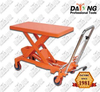 CE Certificate 107kg 750kg Steel Hydraulic Lifting Table Cart