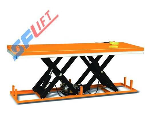 HW2000D Paralleled Tandem Scissors Electric Hydraulic Lift Table