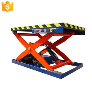 CE/ISO9001 1.5-4kw 10M 500kg Hydraulic scissor lifting platform