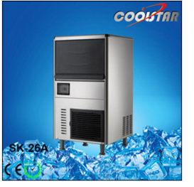 26kg commercial 304 Stainless Steel ice cube maker 26~909kg/24h