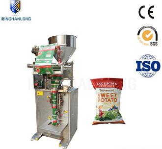 KL-100 micro-electronic weighing potato chips low cost pouch packing machine