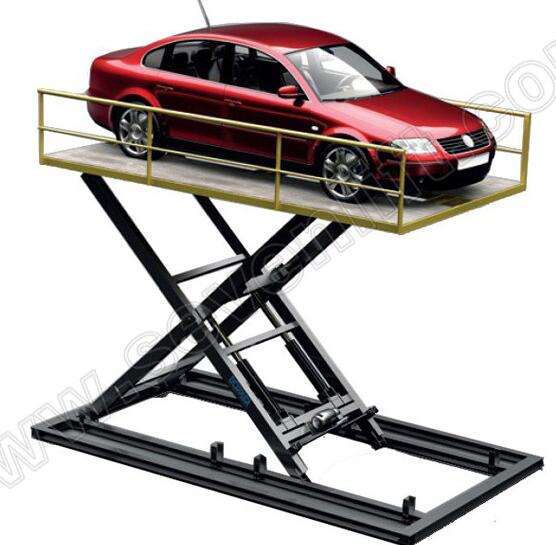 7LSJC scissor structure retail garage used manual easy operation 3T car Lift