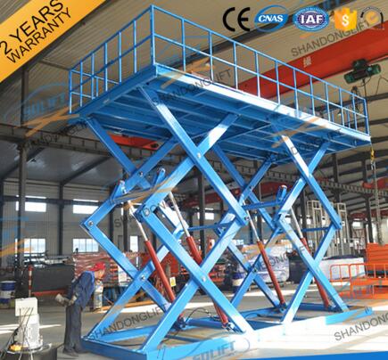 SJG3-5 CE Certification Electric in ground hydraulic car lift platform