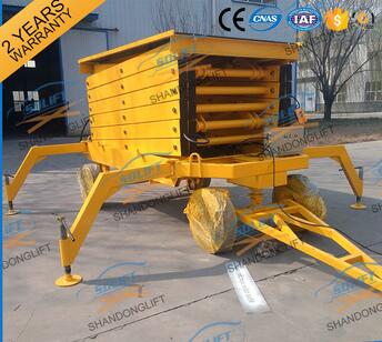 Hydraulic fixed scissor lift table for lifting cargo /aerial working platform