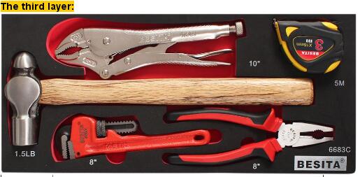 51pcs Wheel Alignment Special Tool Trolley Set