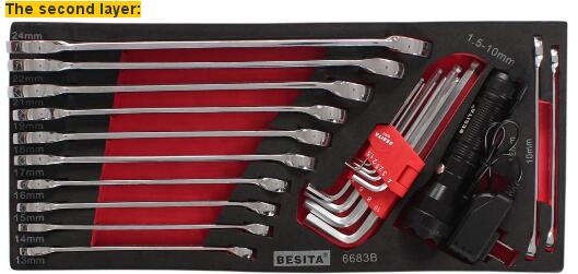 51pcs Wheel Alignment Special Tool Trolley Set