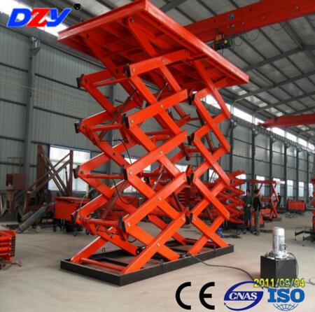 Best price CE certificate rust-proof  double hydraulic scissor car lift