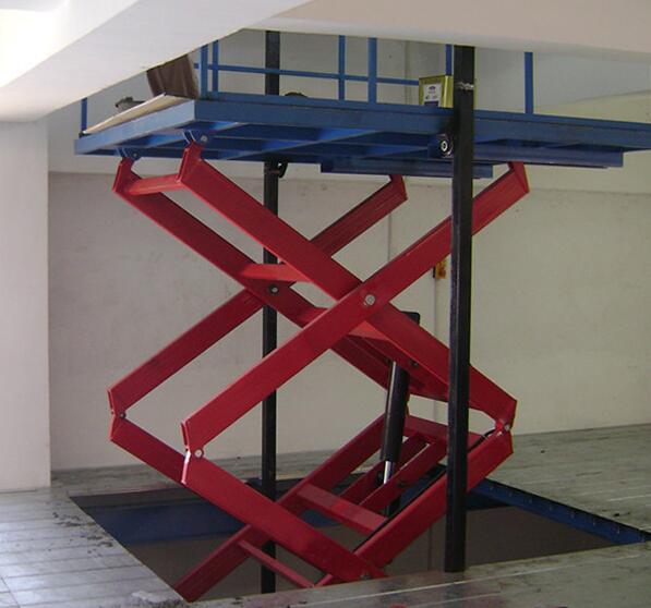 QTSJZ Warehouse stationary scissor cargo lift platform for sale
