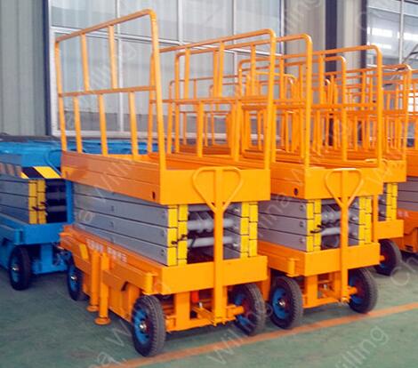 WLY0.3-16 Electric propelled scissor lifting platform for aerial work