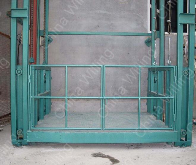 WLL2.0-4.5 Standard Guide rail freight elevator lift with cheap price