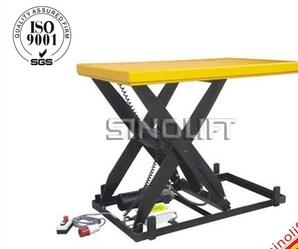 Sinolift HIW Power Stationary Electric Platform Hydraulic Scissor Lift Table