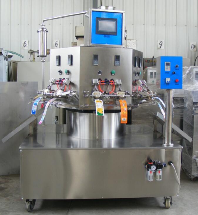 HF-PZD-C inflatable Bag rotary filling and sealing machine