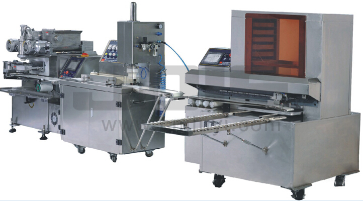 Automatic mooncake/maamoul biscuit production line