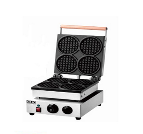 Four Head Round Type Electric Waffle Baker