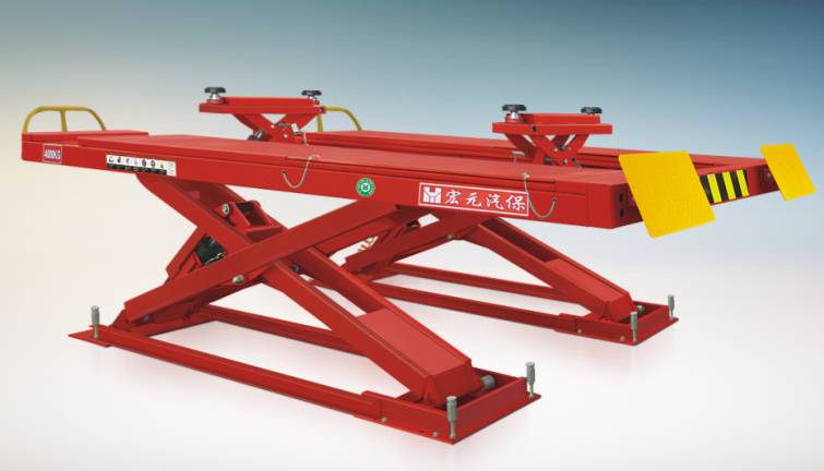 FOUR WHEEL POSITION SCISSOR LIFT