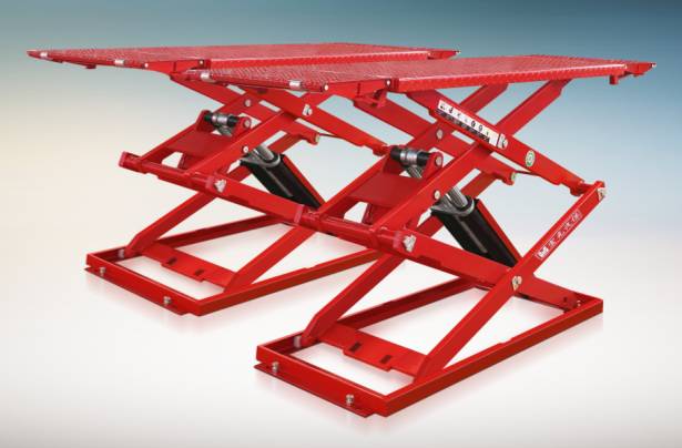 Ultra thin scissor lift