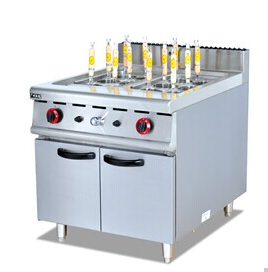 Gas Pasta Cooker with Cabinet