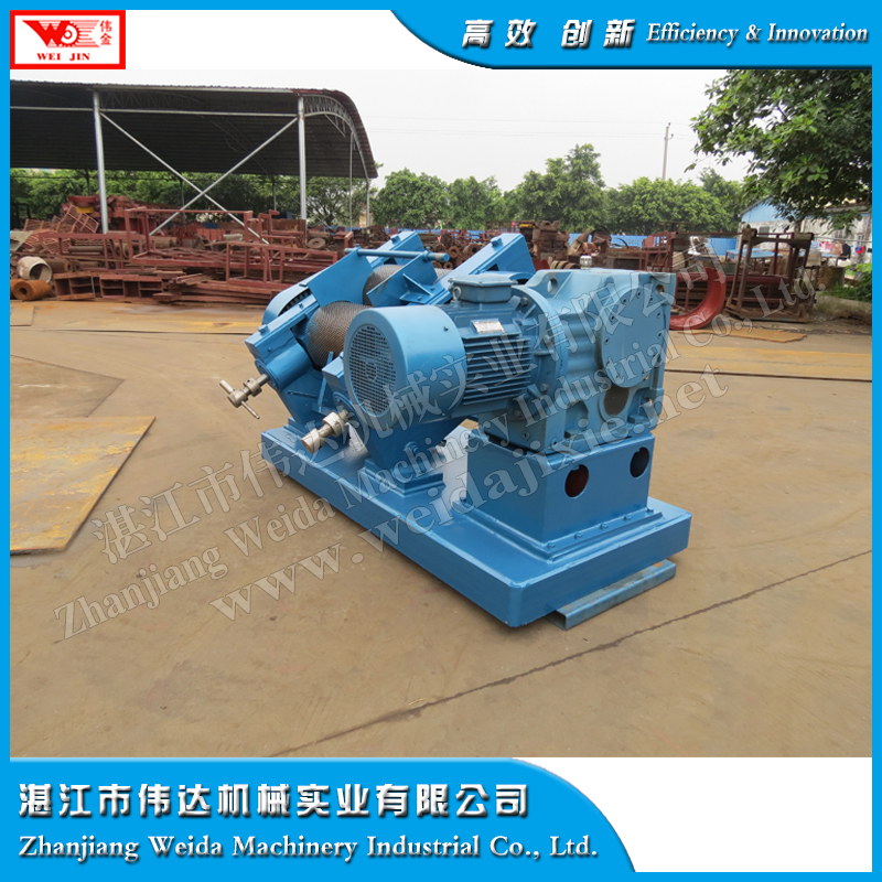 Dry rubber sheeting making machine