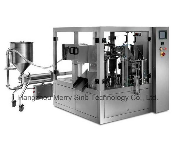 Mr8-200cy Lin-Pack Fully Automatic Liquid Packing Production Line