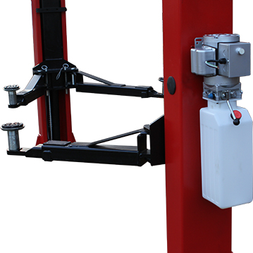 Two post clear floor car lift MT-FCTP35B from MT Auotmate