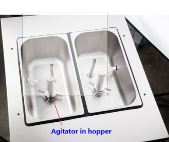 SPACE 3 flavors Comercial soft ice cream machine