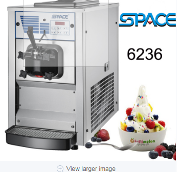 small size table top soft ice cream machine