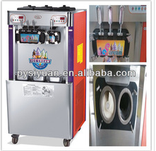 4 flavors rainbow soft ice cream machine