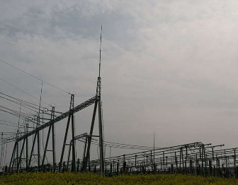 Electrical Supplies Power Transformer Substation Tubular Steel Structure Fabrication