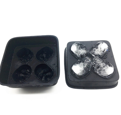 Chillz Ice Ball Mold /Silicone ball shaped ice cube tray/Skull Round Ice Ball Spheres tray