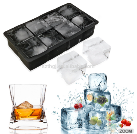 Customized giant ice tray silicone ice cube mold for wine